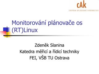 Monitorování plánovače os (RT)Linux