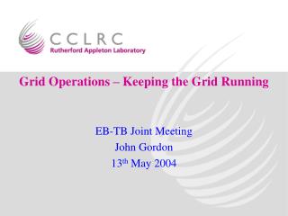 Grid Operations – Keeping the Grid Running