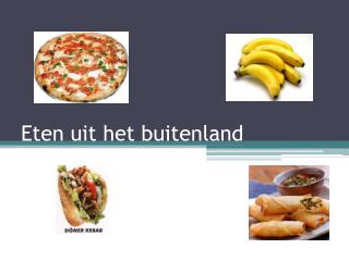 Eten uit het buitenland