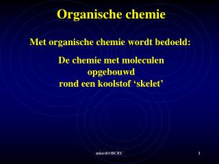 Organische chemie