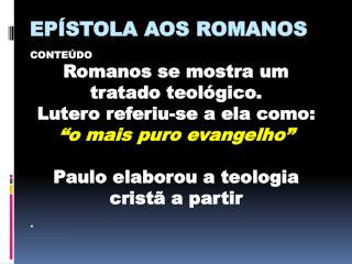 EPÍSTOLA AOS ROMANOS