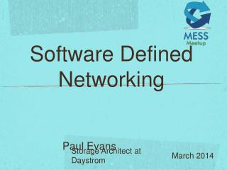 Software Defined Networking