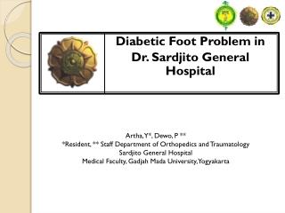 Diabetic Foot Problem in Dr. Sardjito General Hospital