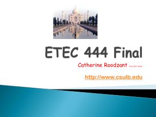 ETEC 444 Final
