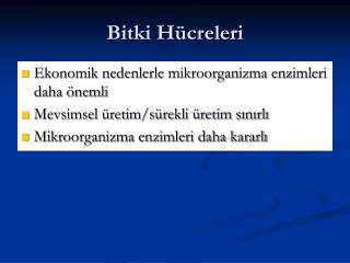 Bitki Hücreleri