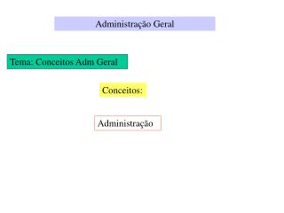 Administração Geral