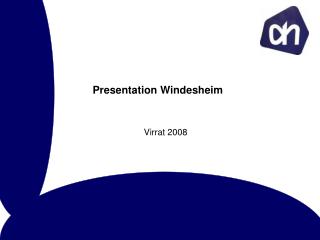 Presentation Windesheim