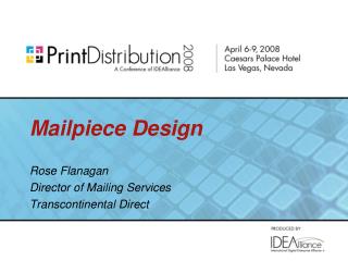 Mailpiece Design