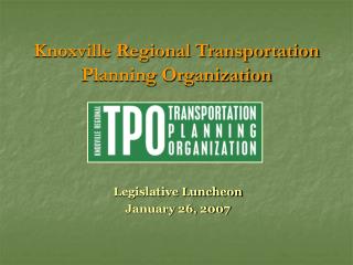 Knoxville Regional Transportation Planning Organization