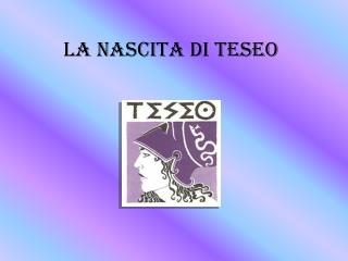 La nascita di Teseo