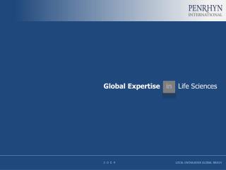 Global Expertise in Life Sciences