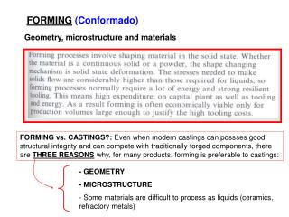 FORMING (Conformado)