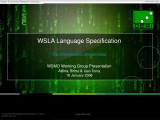 WSLA Language Specification research.ibm/wsla/