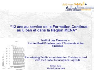“12 ans au service de la Formation Continue au Liban et dans la Région MENA”
