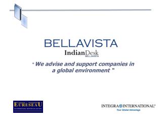 “ We advise and support companies in a global environment “