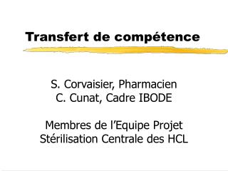 Transfert de compétence