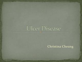 Ulcer Disease