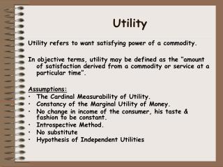 Utility