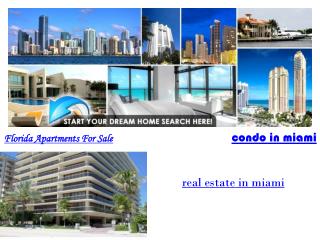 Florida Apartments For Sale