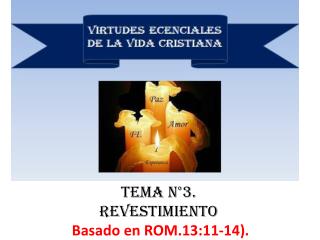 Tema n°3. REVESTIMIENTO Basado en ROM.13:11-14).