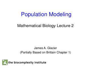 Population Modeling