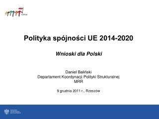 Pakiet legislacyjny opublikowany przez Komisję Europejską w dn. 6 października 2011 r.