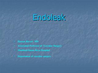 Endoleak