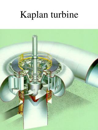 Kaplan turbine