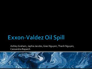 Exxon-Valdez Oil Spill