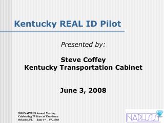 Kentucky REAL ID Pilot