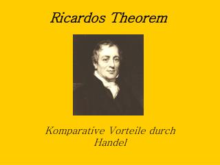 Ricardos Theorem