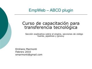 EmpWeb – ABCD plugin