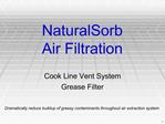 NaturalSorb Air Filtration