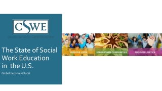 The State of Social Work Education in  the U.S.