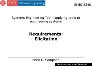 Requirements: Elicitation