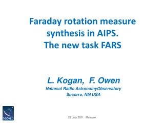 Faraday rotation measure synthesis in AIPS. The new task FARS