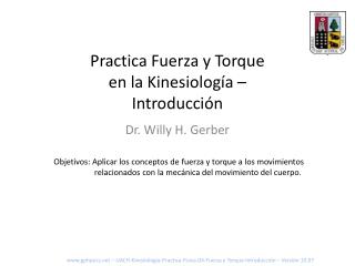 Practica Fuerza y Torque en la Kinesiología – Introducción