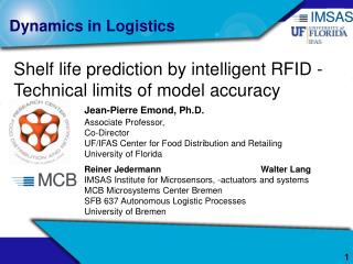 Dynamics in Logistics