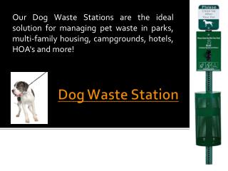 Dog Waste Station
