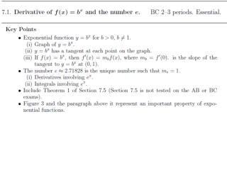 Exponential functions are positive : b x &gt; 0 for all x .