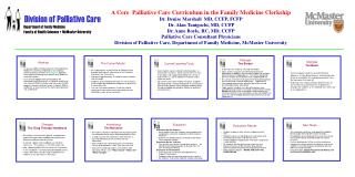 A Core Palliative Care Curriculum in the Family Medicine Clerkship
