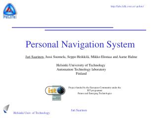 Personal Navigation System