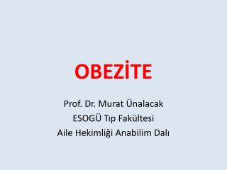 OBEZİTE