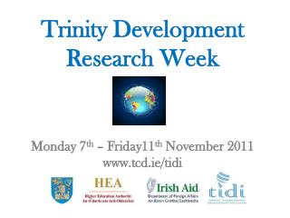 Trinity Development Research Week