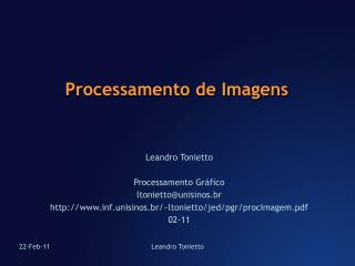 Processamento de Imagens