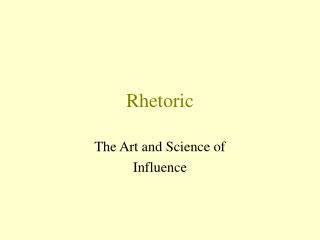 Rhetoric