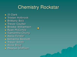 Chemistry Rockstar