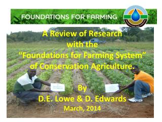 A Review of Research with the “Foundations for Farming System” of Conservation Agriculture. By