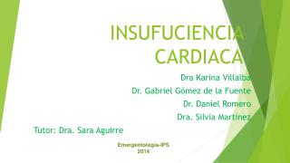 INSUFUCIENCIA CARDIACA