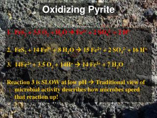 Oxidizing Pyrite